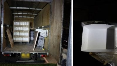 2行动起1540条漏税烟 狮城关税局逮3中国男