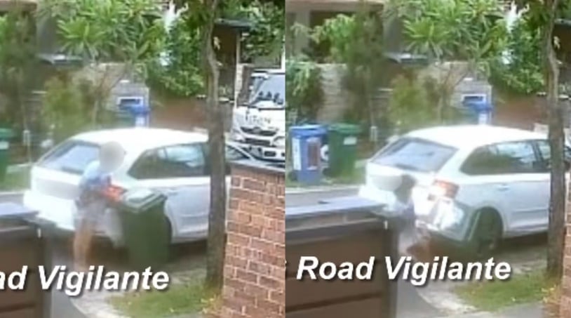 *已签发*柔：狮城二三事：住宅区倒车撞倒老居民  61岁男子正接受狮城警方调查