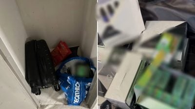 清洁工屡次发现  组屋底层成电子烟藏暗处