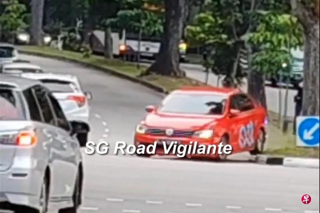 *已签发*柔:狮城二三事:躲避狮城巡警开车冲撞4车 肇祸男驾驶仍在逃