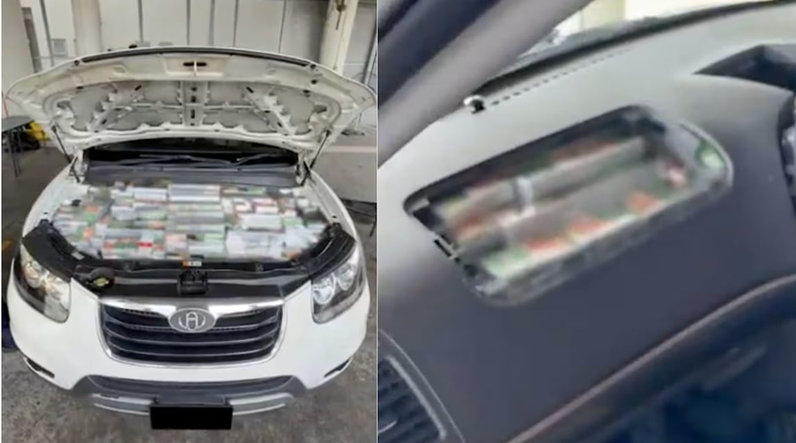 *已签发*柔：狮城二三事：车塞私烟图闯狮城关卡 38岁大马男子被捕