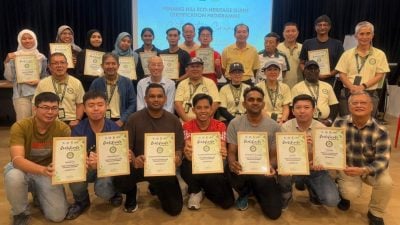 升旗山导览员培训课程　石礼兴乐见更多人志愿加入