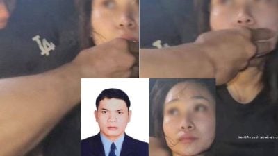 手多多摸女嫌犯脸  柬记者被踢出新闻业