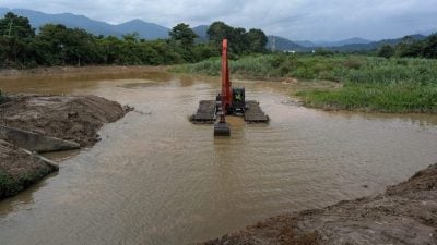 拉律峇登县治水工程 料本月杪完成可缓水患