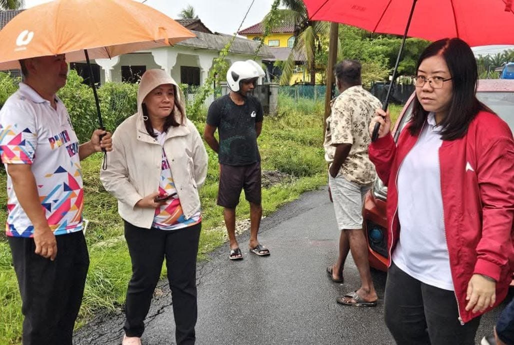 昨晚及今早大雨 曼绒多区再次沦陷