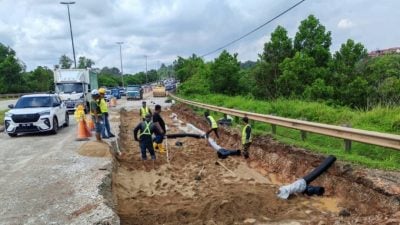 林明路维修工程引交通堵塞 料27日全面完工