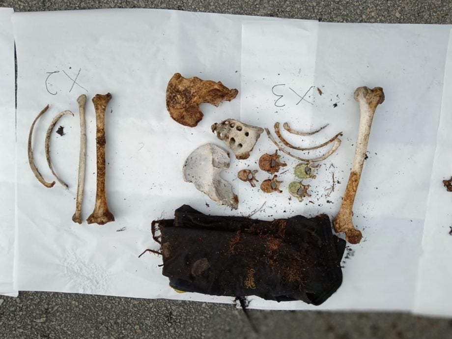 汝来大道惊现疑似人骨 警方追查死者身份