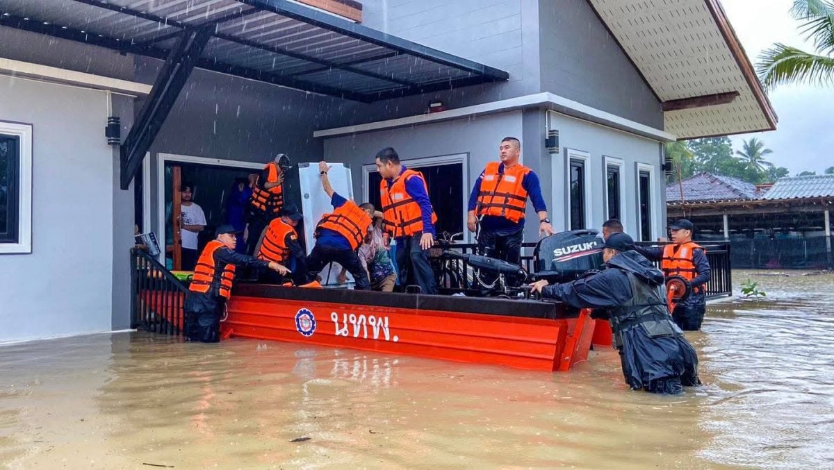 泰南大水灾/水位暴涨引发后续灾害 泰急疏散沙敦省灾民