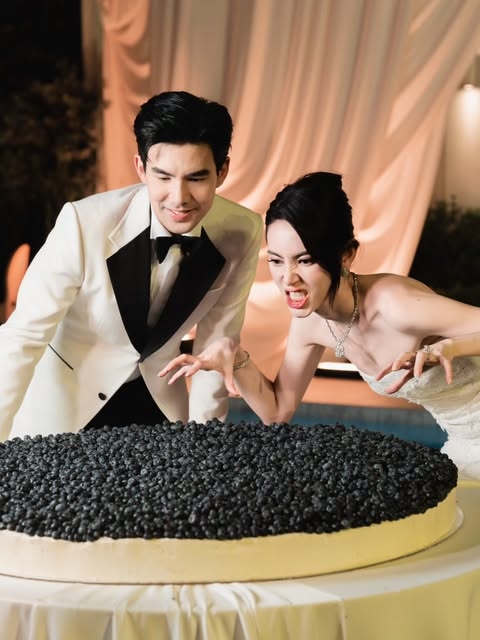 泰混血女星Mai结婚了 公开与影帝Ter梦幻婚照