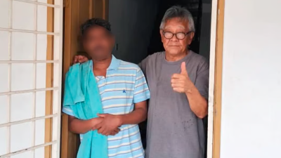 独家 | 流浪汉遭银行保安喷水踢踹后获救 暖心东尼叔伸援手提供庇护