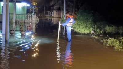 涨潮季候风加叠影响　下霹民防队加强水灾黑区监测