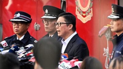 香港五级大火︱初步调查：棚网达阻燃要求 发泡胶让火势速蔓延 火警钟不能操作