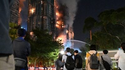 港宏福苑五级大火影响  大埔多校明日停课