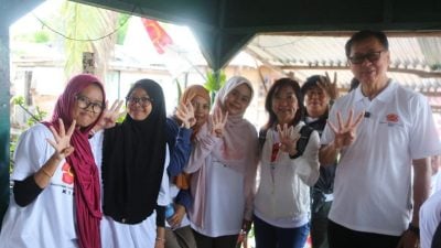 沙巴州选|潘明丰走访巴哈拉岛   数政绩抨对手选举现身