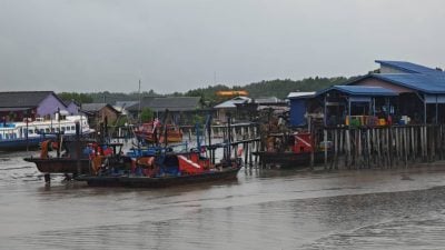 热带风暴登陆 雪州渔民暂不出海 稻农苦无法割稻