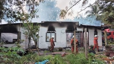 爱大华屋子火灾   80%受损无人伤亡