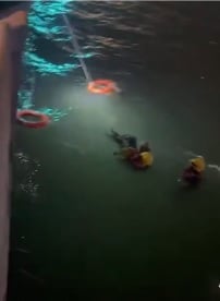 **看世界（只供网）**尖沙咀男子坠海　消防跳海救人︰“抱你回去”