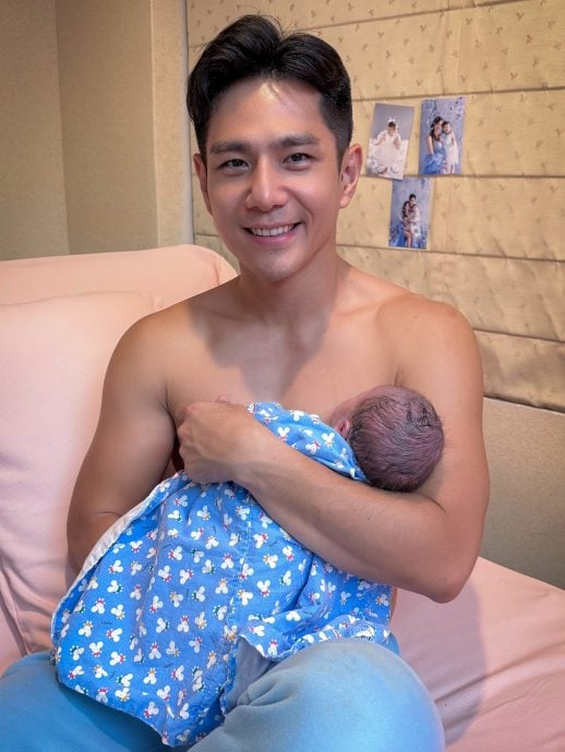 祖雄与佳娜喜获麟儿 激喊:“一家四口”新旅程