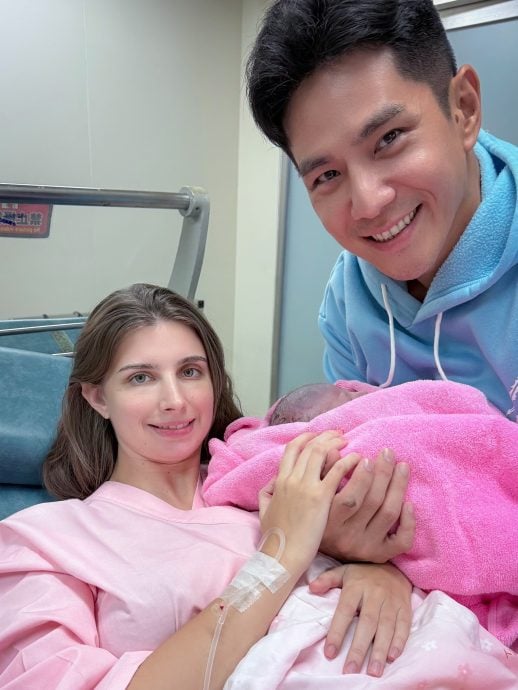 祖雄与佳娜喜获麟儿 激喊:“一家四口”新旅程