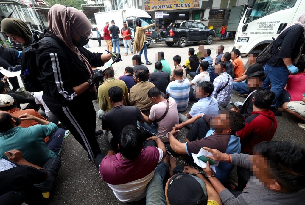 移民局金马仑展“捣毁行动” 捕468非法外籍员工