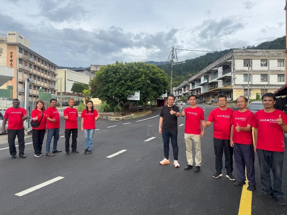 耗资40万令吉 金宝新旧街场提升排水铺路