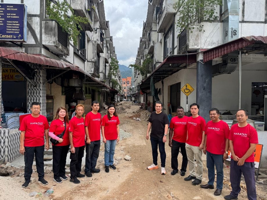 耗资40万令吉 金宝新旧街场提升排水铺路