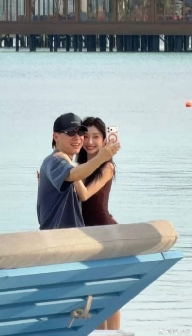 胡彦斌海边激吻小16岁女网红 爆新恋情竟被疑AI造假