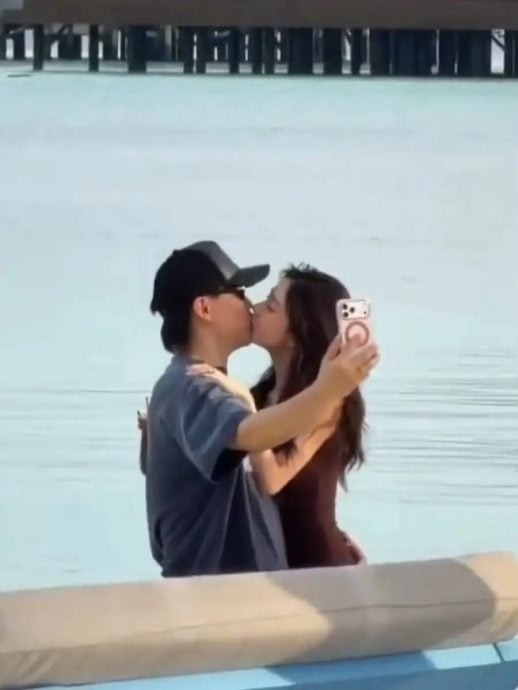胡彦斌海边激吻小16岁女网红 爆新恋情竟被疑AI造假