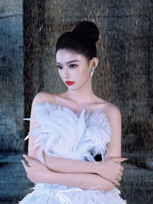 胡杏儿开心中国得奖 林允被4男“抬”入场