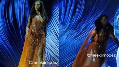 舞台太黑！ 环球小姐意外摔落舞台　被紧急送医恐退赛