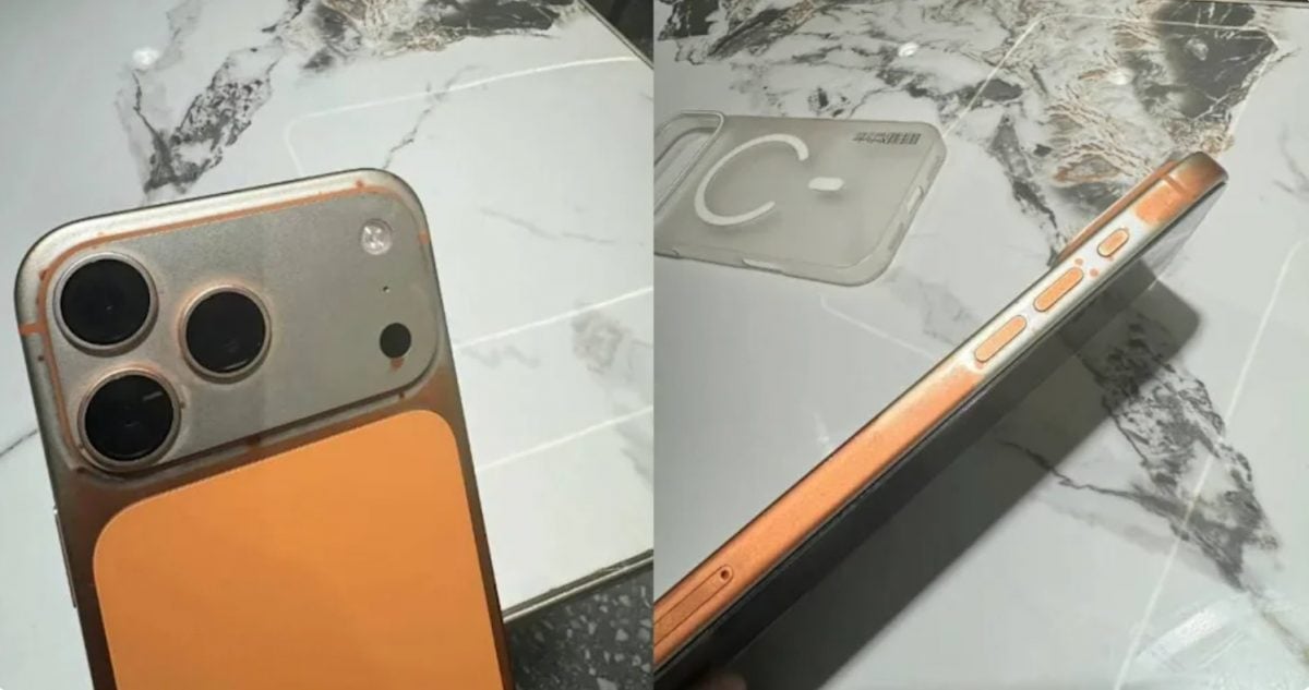 苹果17 Pro宇宙橙曝惊人掉漆灾情 湿纸巾一擦整片褪色惹议
