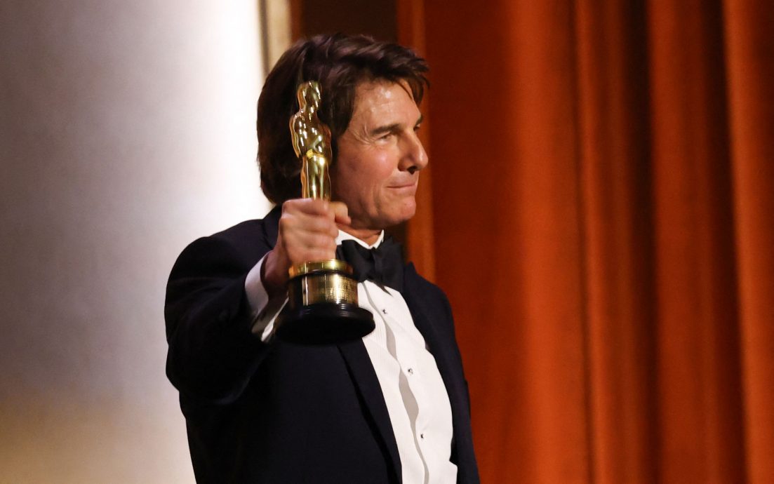 获颁奥斯卡终身成就奖 汤告鲁斯:拍电影是我的人生