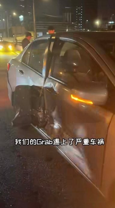 袁锦伦夫妇车祸后脑遭重击 林佩琦惊呼与死神擦肩而过