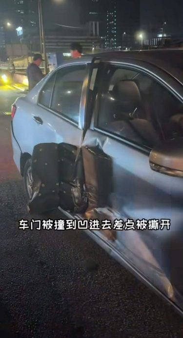 袁锦伦夫妇车祸后脑遭重击 林佩琦惊呼与死神擦肩而过