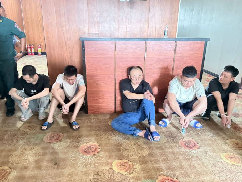 西港赌场变电诈窝点 263人落网 包括4大马人