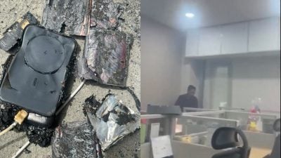 视频 | 充电宝充电中起火炸开 女子入职1个月惊魂！