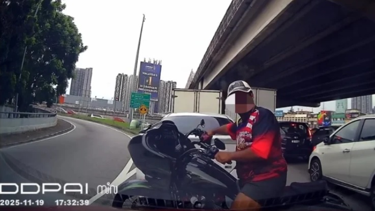 视频|女子车头被刮还遭瞪眼! 哈雷骑士横行犯规惹众怒