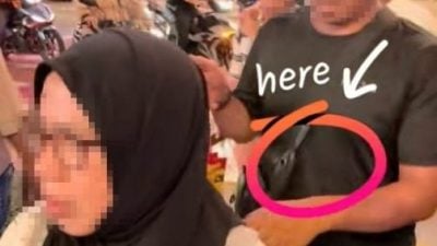 视频| 妇女逛武吉免登遇神偷 RM8200血汗钱被偷光 路人拍下全过程！