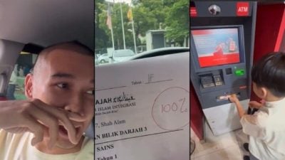 视频 | 答应儿子考100分奖RM1000 父破财笑喊：“他还有两份试卷……”