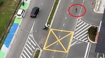 视频|表演“翘孤轮”翻车逃跑   少年被追整条街掌掴