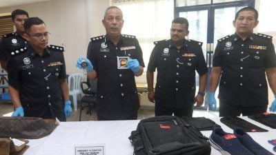 警破布城连环爆窃案逮3人  被劫住家包括丹斯里退休高官住所