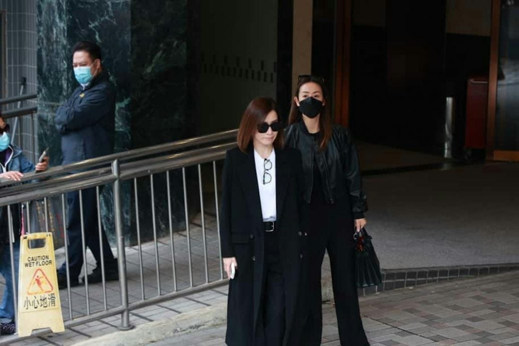 许绍雄出殡|林子祥高海宁一早到灵堂 佘诗曼哭肿眼戴墨镜送别