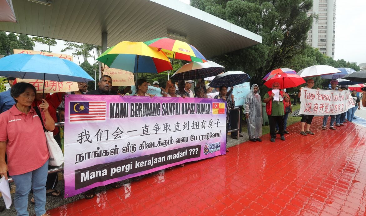 请签发-大都会/PSM率村民呈诉求，促朝野介入解决巴板路拆迁／3图