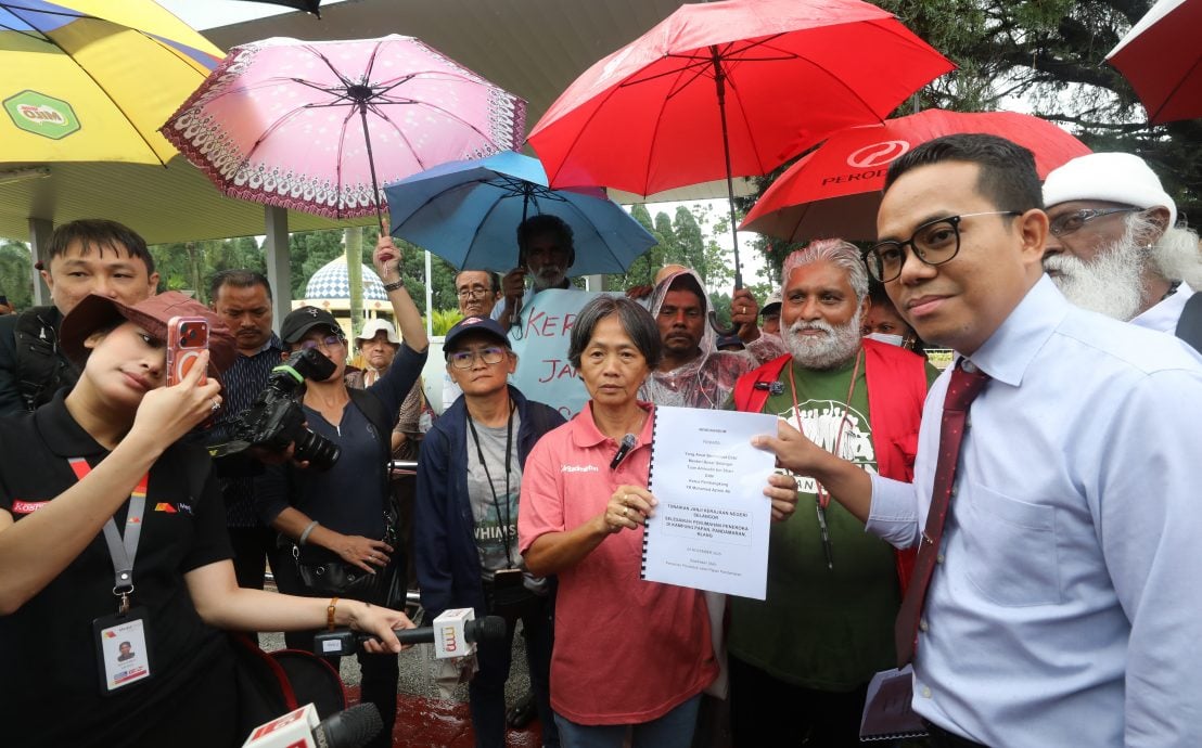 请签发-大都会/PSM率村民呈诉求，促朝野介入解决巴板路拆迁／3图