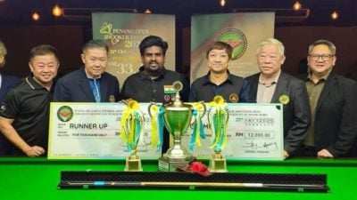 槟斯诺克公开赛竞争激烈   泰选手夺1.2万冠军奖