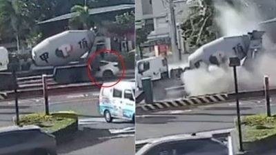 载龙凤胎为前妻庆生 男子首次驾电动车 猛撞水泥车身亡