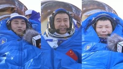 返回舱成功着陆!神舟二十号太空人员状态良好