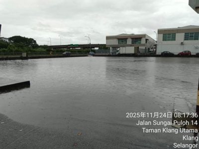 连绵夜雨 雪州多区也水灾了