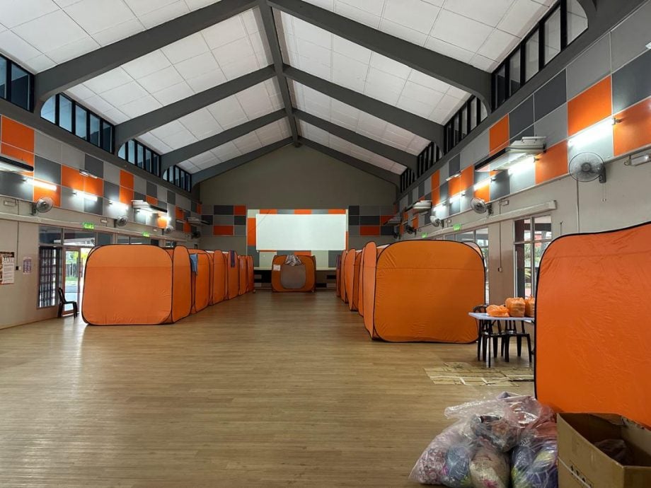 适耕庄7户24灾民 暂住临时疏散中心