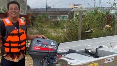 陈喜麟赴合艾救援  水位高救援困难重重